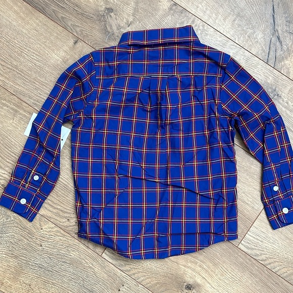 Janie and Jack plaid button down. Size 2T - Picture 2 of 3